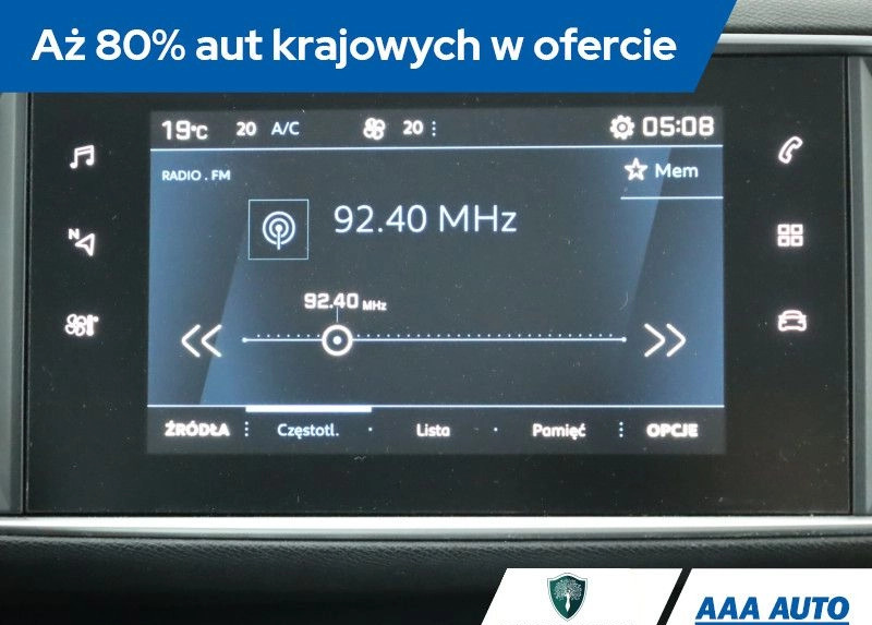 Peugeot 308 cena 45000 przebieg: 147973, rok produkcji 2019 z Łęczna małe 232